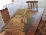 Deck et table en bois Guadeloupe